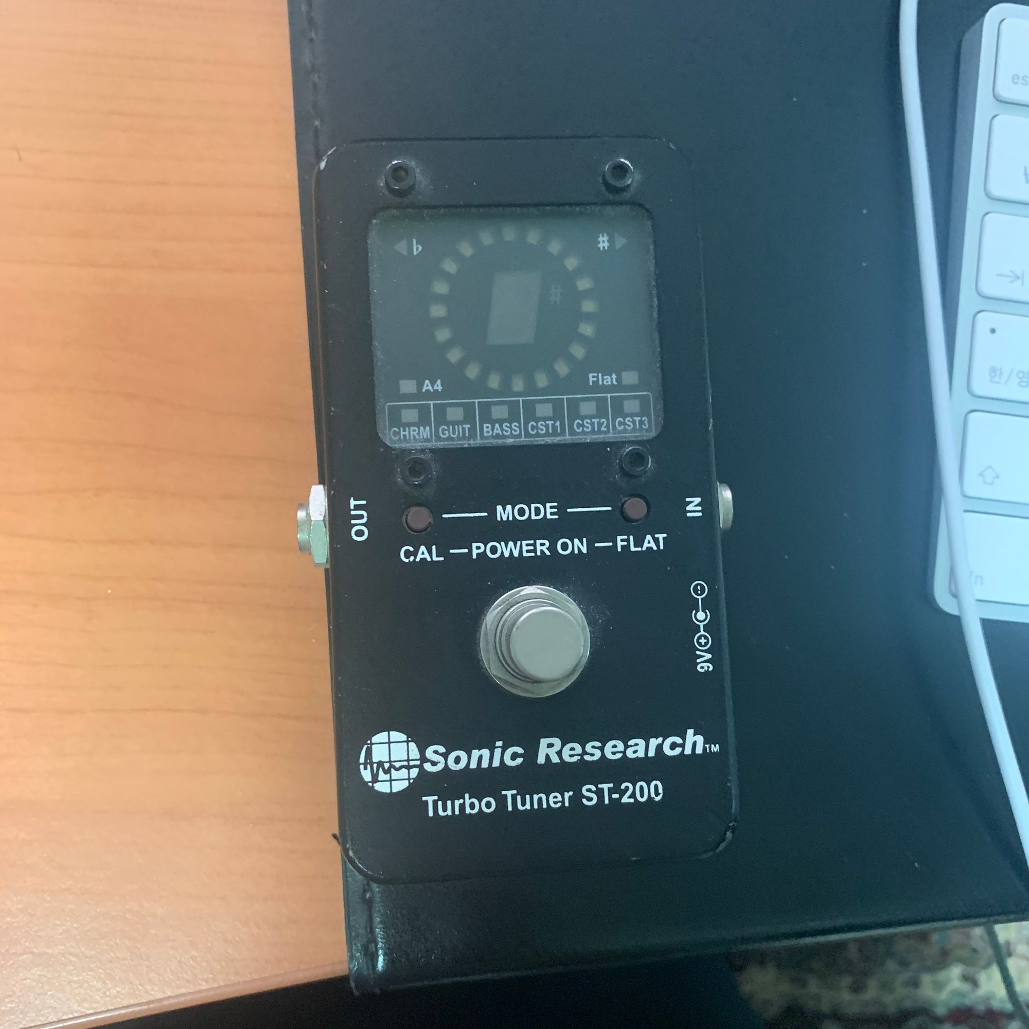 Sonic research turbo tuner st200 튜너 중고악기 뮬