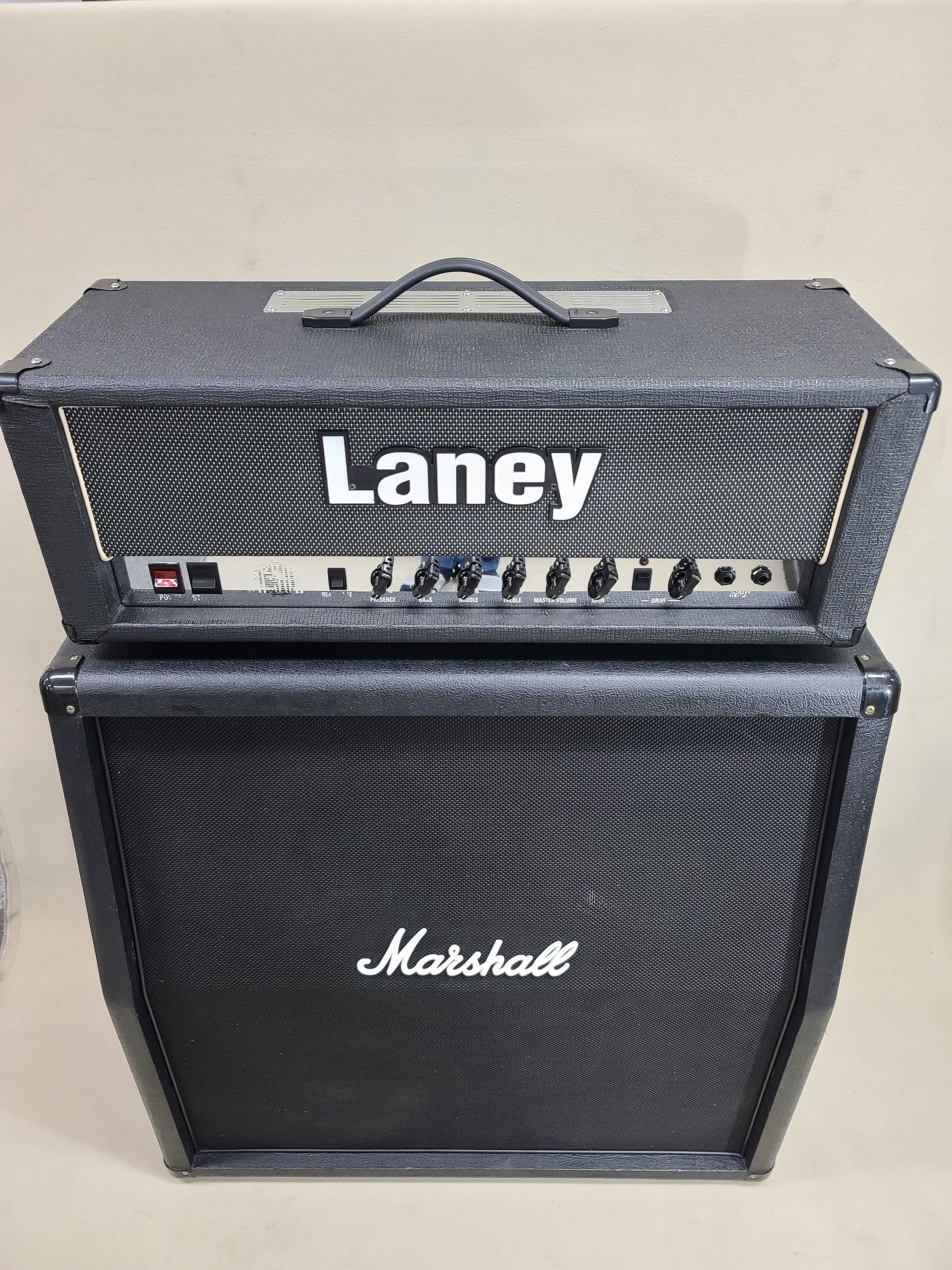 Laney 레이니+ Marshall마샬 [GH50L 헤드+M412A]판매 중고악기 뮬