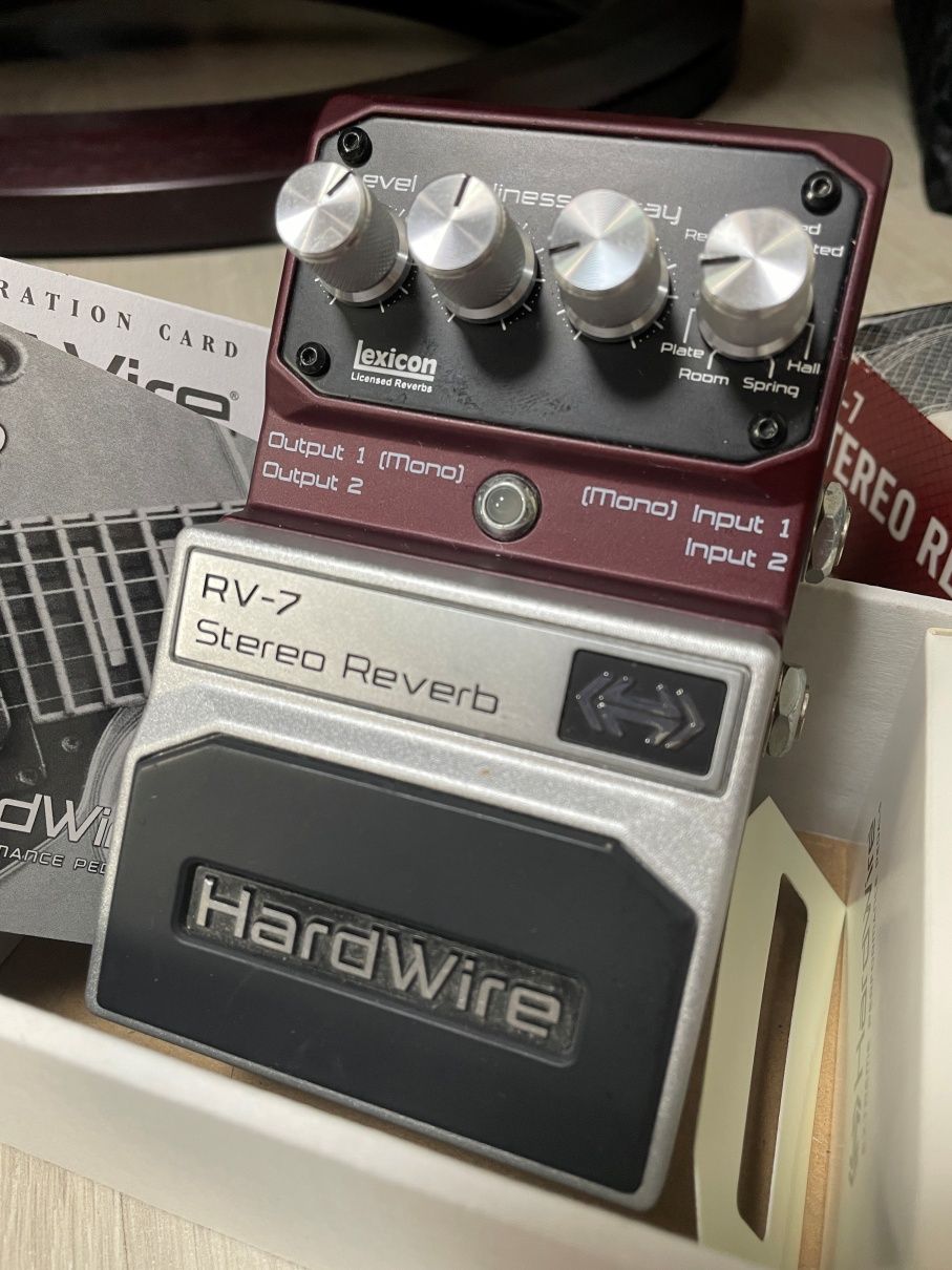 Digitech HardWire RV7 Stereo Reverb 디지텍 하드와이어 리버브 중고악기 뮬