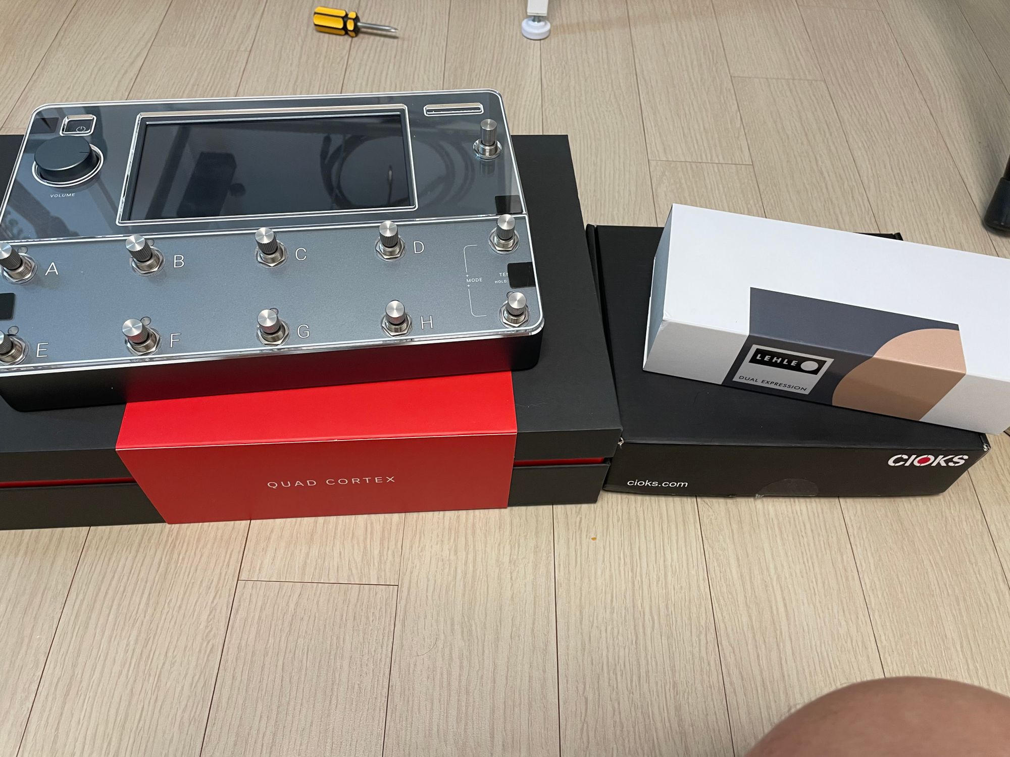 quad cortex/cioks dc7/lehle expression pedal/쿼드 코텍스 중고악기 뮬