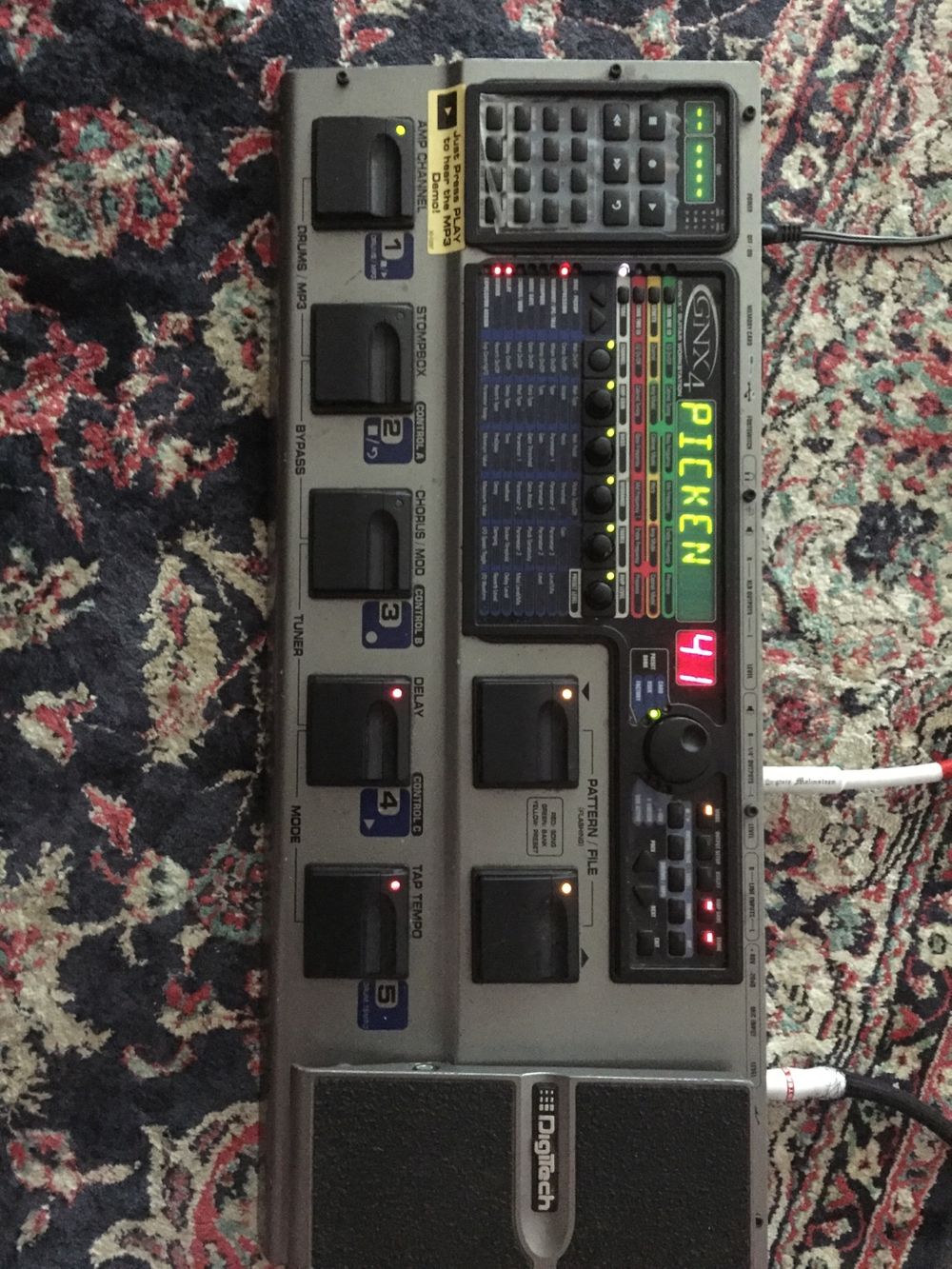 디지텍 GNX4팝니다. 멀티이펙터 Digitech GNX4 중고악기 뮬