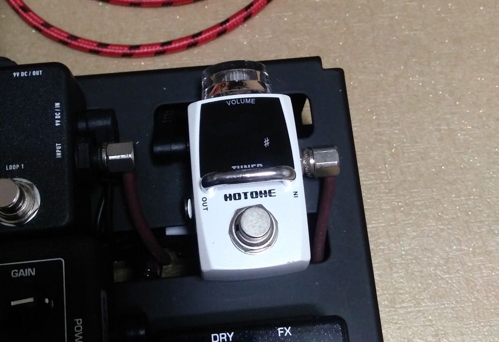 Hotone tuner 미니 페달 튜너 | 중고악기 뮬