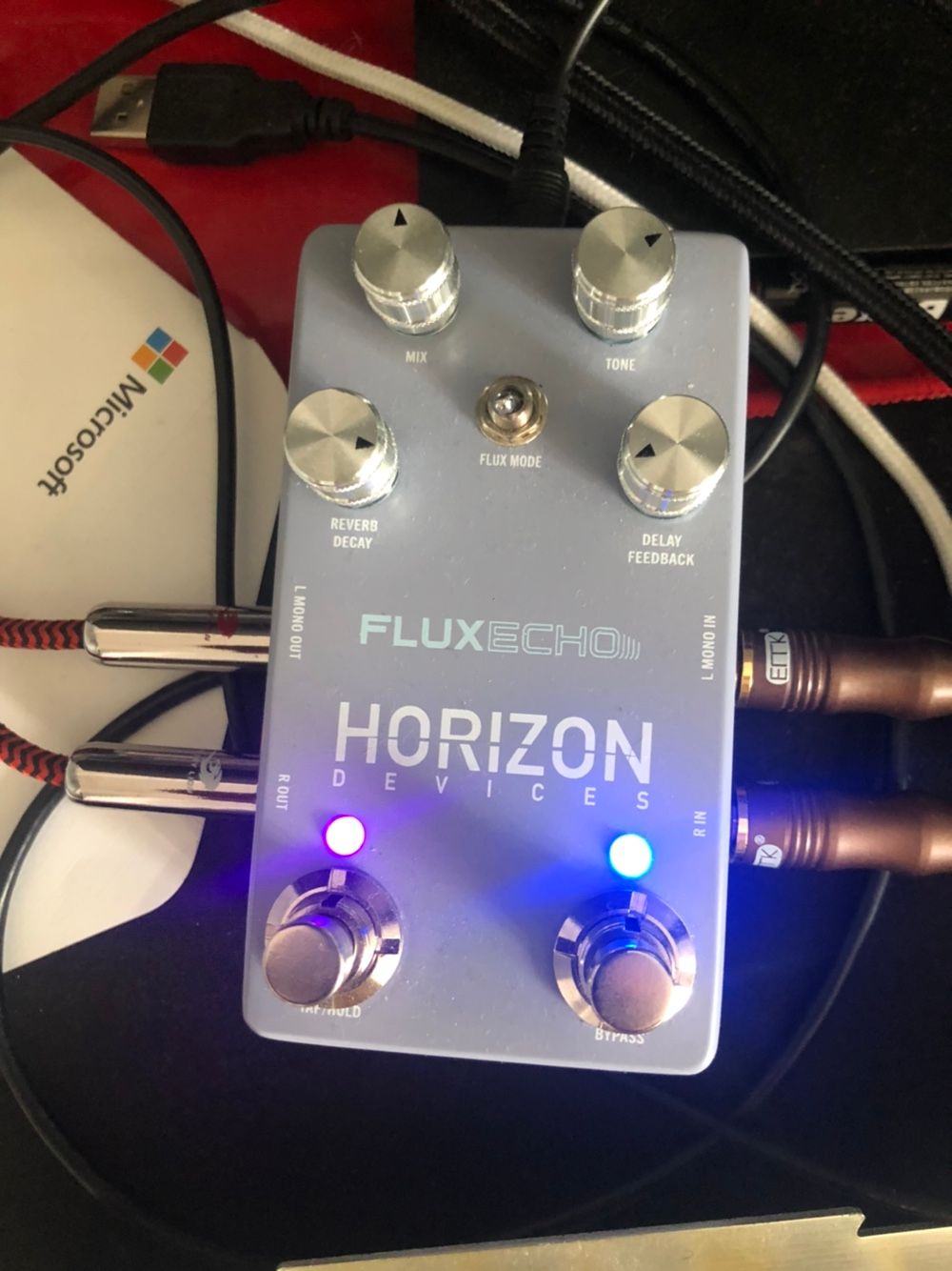 HORIZON DEVICES FLUX ECHO リバーブ・ディレイ エフェクター】残響系