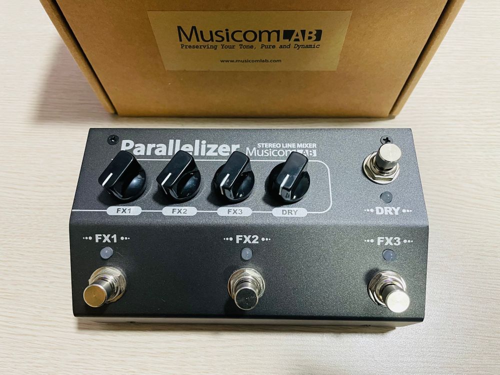 뮤지콤랩 병렬믹서 MusicomLAB PARALLELIZER Stereo Line Mixer | 중고악기 뮬