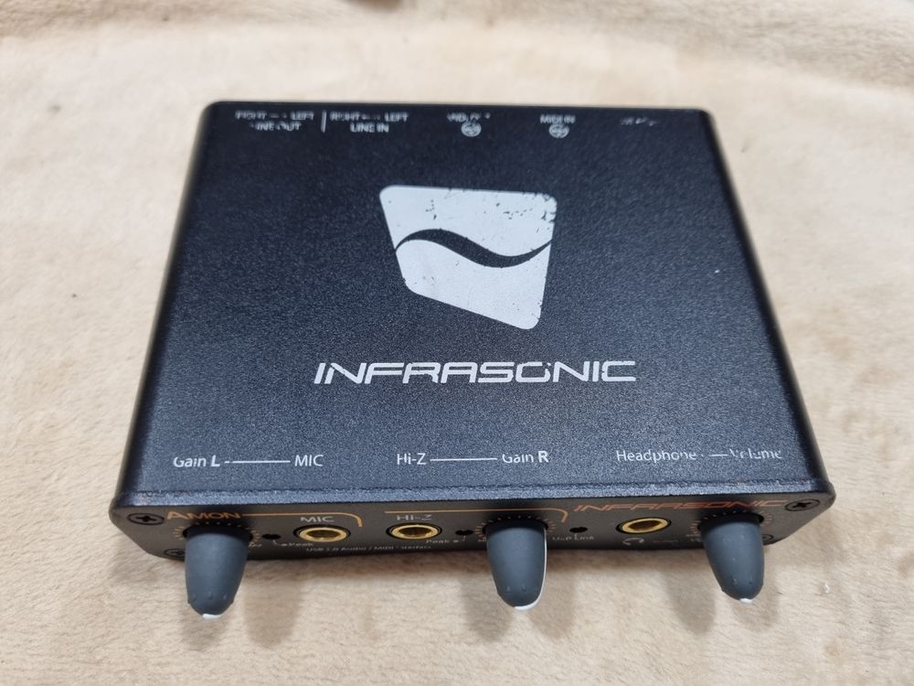 Infrasonic Amon 인프라소닉 아몬 오디오 인터페이스 오인페 판매. | 중고악기 뮬