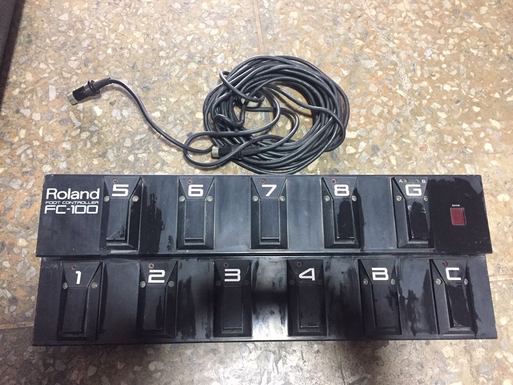 Roland FC-100 FOOT CONTROLLER [ for Roland GP-8 GP-16 GR-50 GM-70 ...