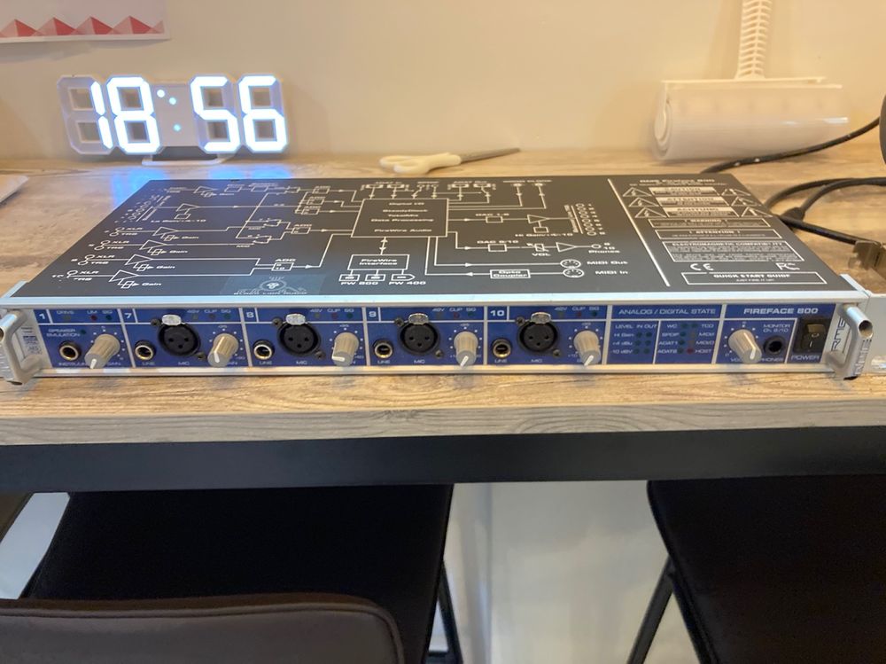 rme fireface 800 판매합니다.(내용수정) | 중고악기 뮬