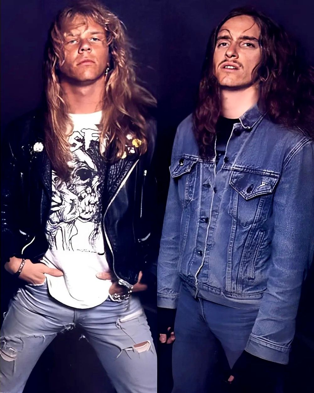 James Hetfield & Cliff Burton (1985) | 중고악기 뮬
