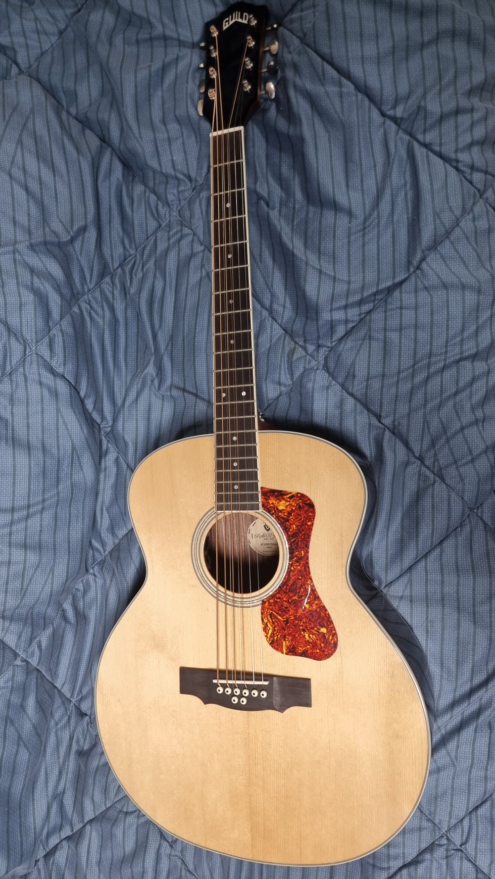 Guild BT-258E Deluxe 8-String Baritone Acoustic Guitar in
