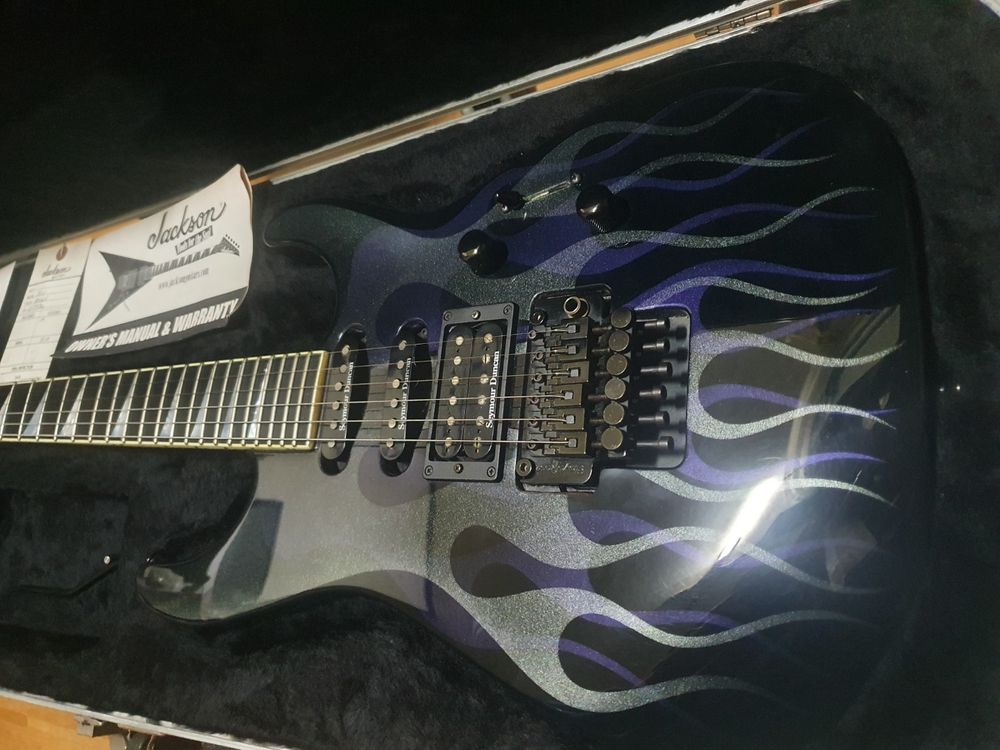 잭슨 솔로이스트 SL1 고스트플레임 / Jackson Soloist SL1 Ghost Flame USA | 중고악기 뮬