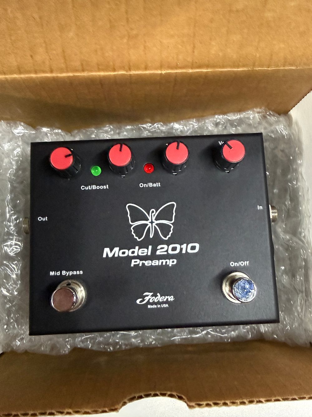 Fodera preamp model 2010 신품급 | 중고악기 뮬
