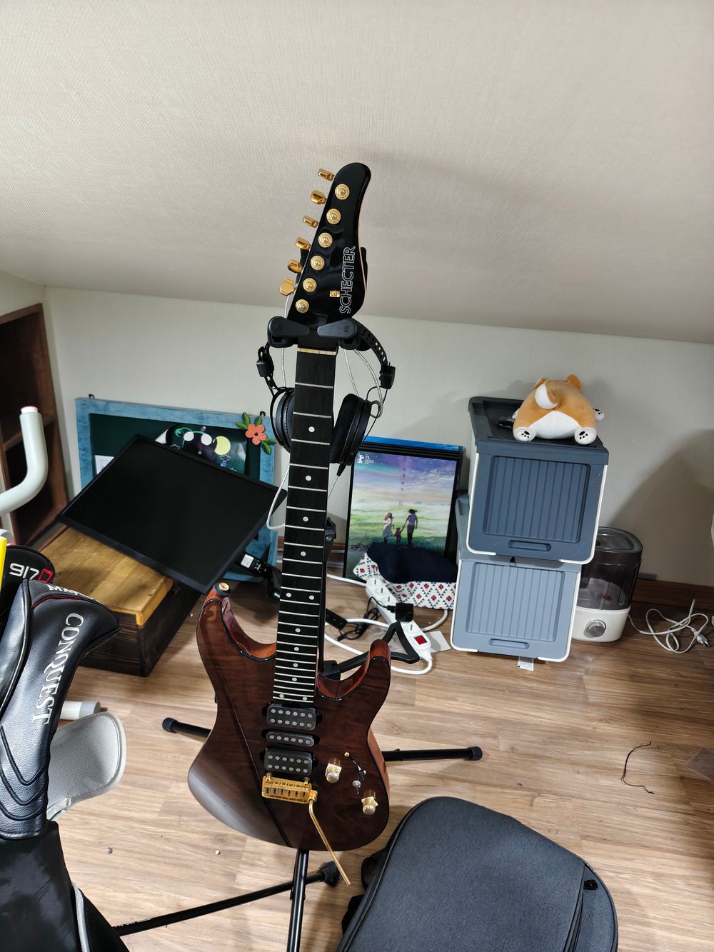 [希少]Schecter NV-DX-24-MH-VTR/QMH/E 쉑터 SCHECTER NV-DX-24-MH-VTR/QB/E Gloss Nutural | 중고악기 뮬