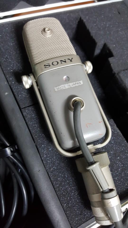 빈티지 마이크 Sony c38b 오리지널 중고악기 뮬