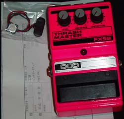 DOD FX59 Thrash Master 드라이브 페달 | 중고악기 뮬